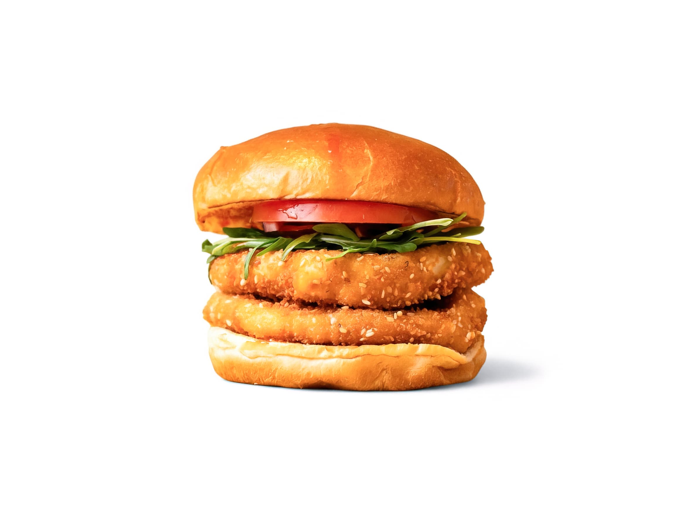 Sweet and Crunchy Halloumi Burger